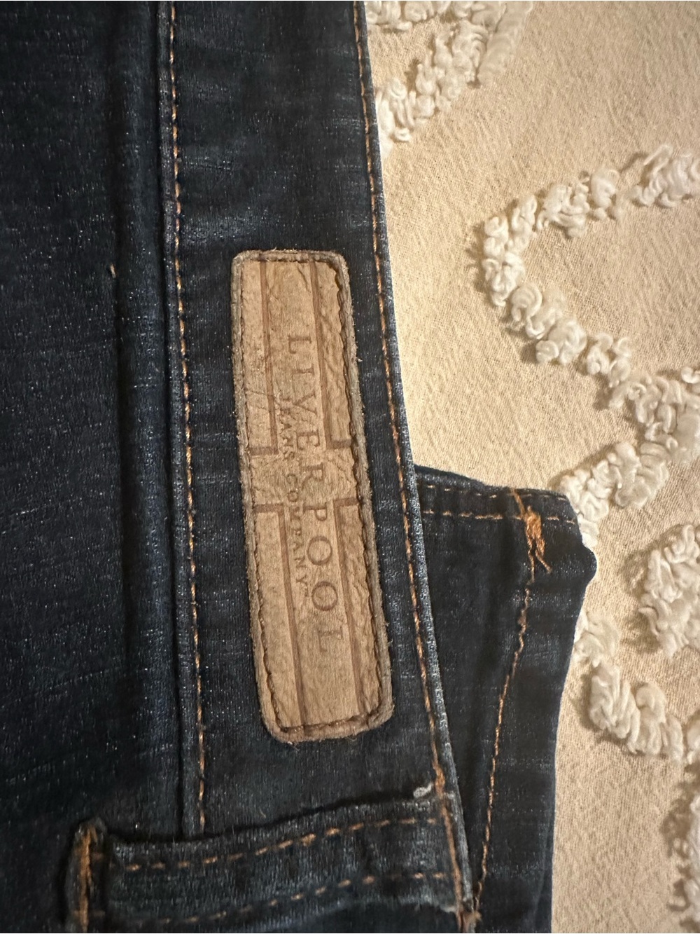Liverpool Women’s Dark Indigo Relaxed Jeans - Picture 4 of 4